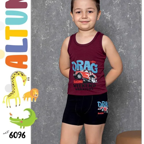 ست تاپ شورت بچگانه آلتون کد 6096