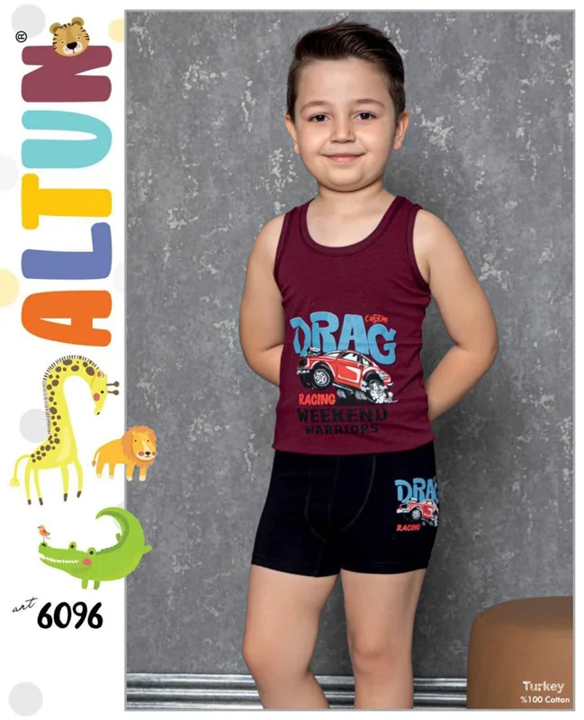 ست تاپ شورت بچگانه آلتون کد 6096