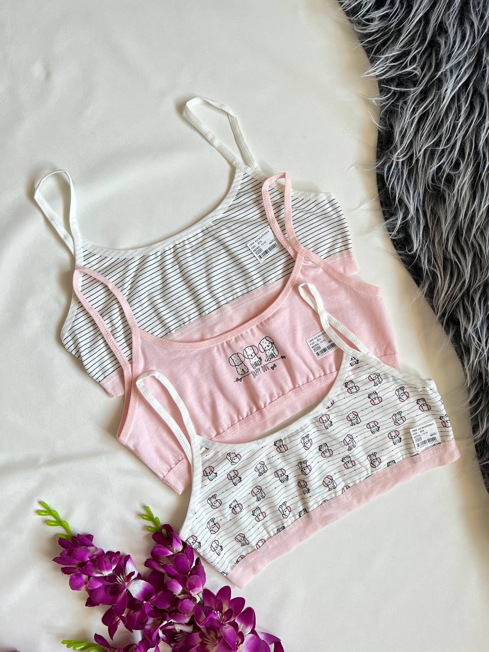 پک 3 عددی نیم تنه دخترانه کوزا