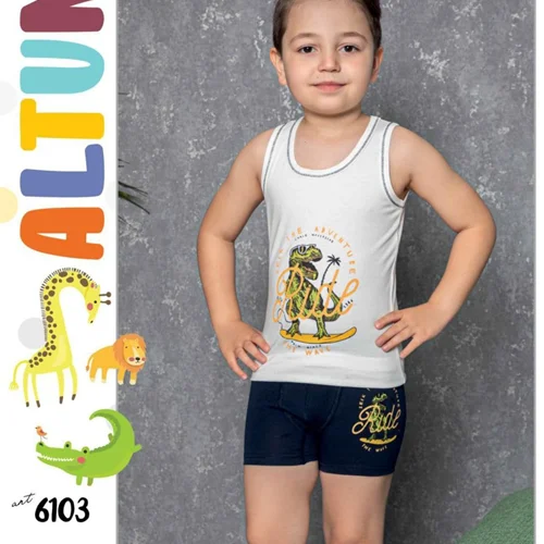 ست تاپ شورت بچگانه آلتون کد 6103