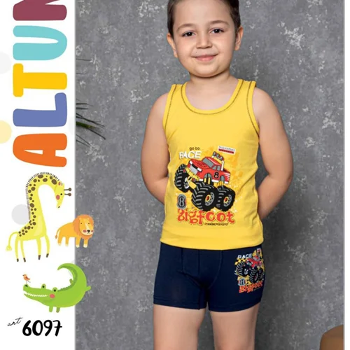 ست تاپ شورت بچگانه آلتون کد 6097